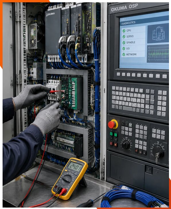 Ремонт систем ЧПУ Okuma OSP в Лесосибирске